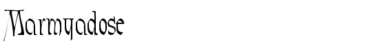 Marmyadose - Download Thousands of Free Fonts at FontZone.net