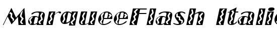 MarqueeFlash Italic - Download Thousands of Free Fonts at FontZone.net