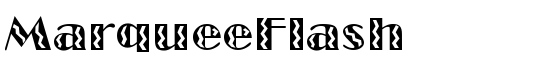 MarqueeFlash - Download Thousands of Free Fonts at FontZone.net