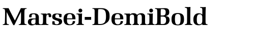 Marsei-DemiBold - Download Thousands of Free Fonts at FontZone.net