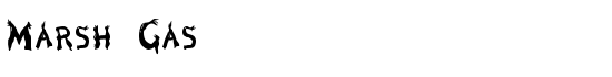 Marsh Gas - Download Thousands of Free Fonts at FontZone.net