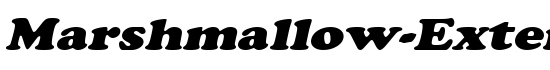 Marshmallow-Extended Italic - Download Thousands of Free Fonts at FontZone.net