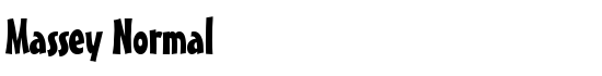 Massey Normal - Download Thousands of Free Fonts at FontZone.net