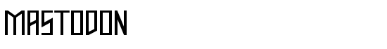 Mastodon - Download Thousands of Free Fonts at FontZone.net