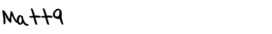 Matt9 - Download Thousands of Free Fonts at FontZone.net