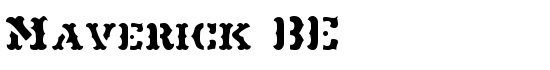 Maverick BE - Download Thousands of Free Fonts at FontZone.net