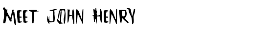 Meet John Henry - Download Thousands of Free Fonts at FontZone.net