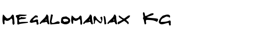 Megalomaniax KG - Download Thousands of Free Fonts at FontZone.net
