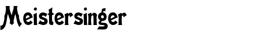 Meistersinger - Download Thousands of Free Fonts at FontZone.net