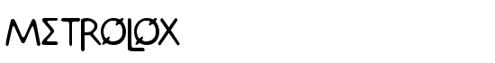 Metrolox - Download Thousands of Free Fonts at FontZone.net