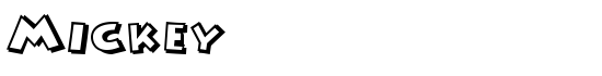 Mickey - Download Thousands of Free Fonts at FontZone.net