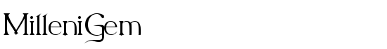 MilleniGem - Download Thousands of Free Fonts at FontZone.net