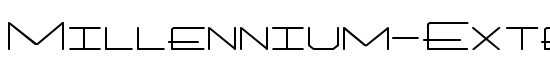 Millennium-Extended - Download Thousands of Free Fonts at FontZone.net