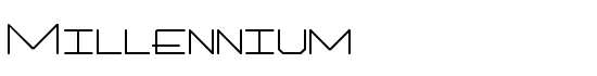 Millennium - Download Thousands of Free Fonts at FontZone.net