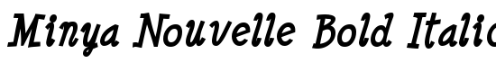 Minya Nouvelle Bold Italic - Download Thousands of Free Fonts at FontZone.net