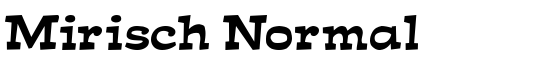 Mirisch Normal - Download Thousands of Free Fonts at FontZone.net