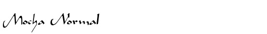Mocha Normal - Download Thousands of Free Fonts at FontZone.net