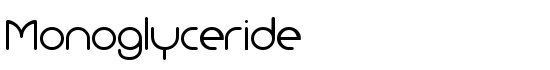 Monoglyceride - Download Thousands of Free Fonts at FontZone.net