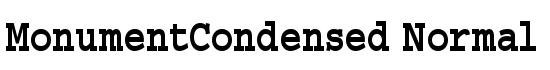 MonumentCondensed Normal - Download Thousands of Free Fonts at FontZone.net