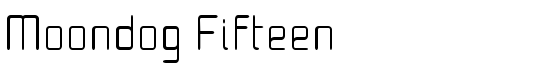 Moondog Fifteen - Download Thousands of Free Fonts at FontZone.net