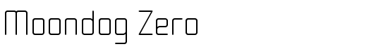 Moondog Zero - Download Thousands of Free Fonts at FontZone.net