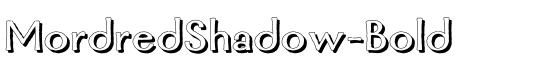 MordredShadow-Bold - Download Thousands of Free Fonts at FontZone.net