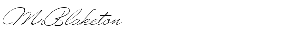 MrBlaketon - Download Thousands of Free Fonts at FontZone.net