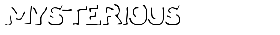 Mysterious - Download Thousands of Free Fonts at FontZone.net