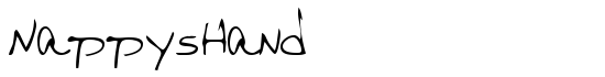 NappysHand - Download Thousands of Free Fonts at FontZone.net