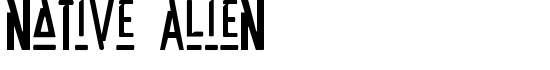 Native Alien - Download Thousands of Free Fonts at FontZone.net