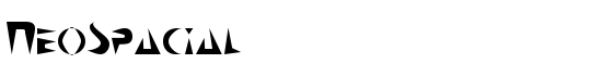 NeoSpacial - Download Thousands of Free Fonts at FontZone.net