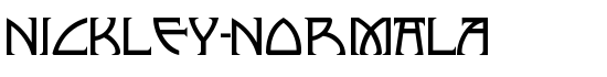Nickley-NormalA - Download Thousands of Free Fonts at FontZone.net