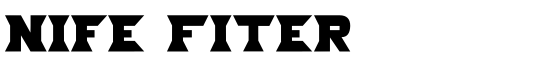 Nife Fiter - Download Thousands of Free Fonts at FontZone.net