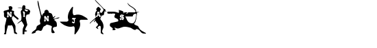 Ninjas - Download Thousands of Free Fonts at FontZone.net