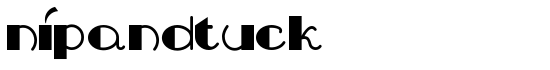 NipAndTuck - Download Thousands of Free Fonts at FontZone.net
