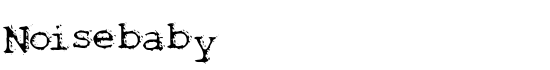 Noisebaby - Download Thousands of Free Fonts at FontZone.net