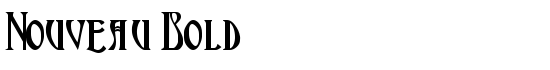 Nouveau Bold - Download Thousands of Free Fonts at FontZone.net