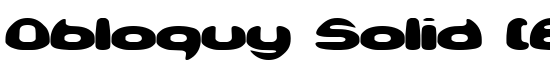 Obloquy Solid (BRK) - Download Thousands of Free Fonts at FontZone.net