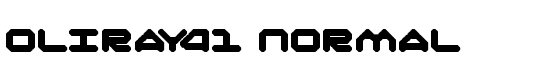 Oliray41 Normal - Download Thousands of Free Fonts at FontZone.net
