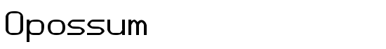 Opossum - Download Thousands of Free Fonts at FontZone.net