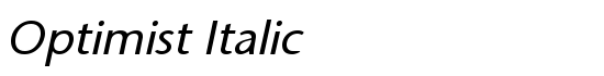 Optimist Italic - Download Thousands of Free Fonts at FontZone.net