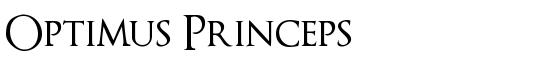 Optimus Princeps - Download Thousands of Free Fonts at FontZone.net
