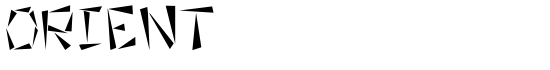 Orient - Download Thousands of Free Fonts at FontZone.net