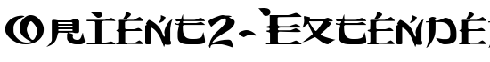 Orient2-Extended Normal - Download Thousands of Free Fonts at FontZone.net