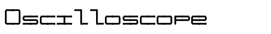 Oscilloscope - Download Thousands of Free Fonts at FontZone.net