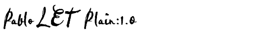 Pablo LET Plain:1.0 - Download Thousands of Free Fonts at FontZone.net