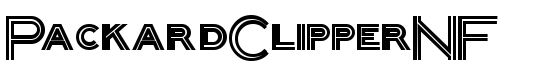 PackardClipperNF - Download Thousands of Free Fonts at FontZone.net