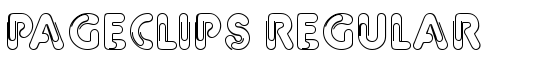 PageClips Regular - Download Thousands of Free Fonts at FontZone.net