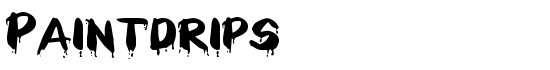 Paintdrips - Download Thousands of Free Fonts at FontZone.net