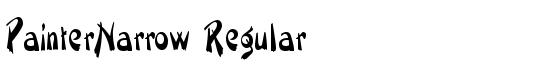 PainterNarrow Regular - Download Thousands of Free Fonts at FontZone.net